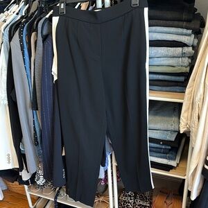 Babaton Black Trousers Full-Length Relaxed Fit